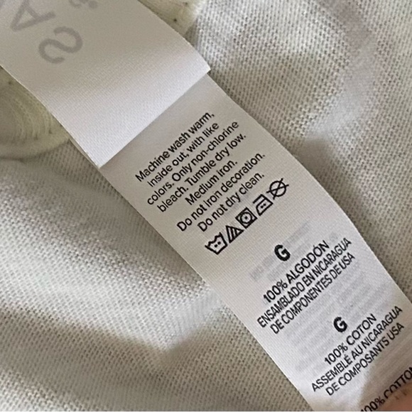 Banan Hawaii Party Wave T-shirt cream green size L 100% cotton soft - Picture 5 of 9